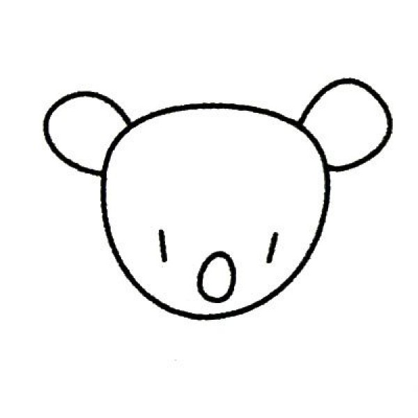 Complete collection of simple drawings of koalas and drawing steps