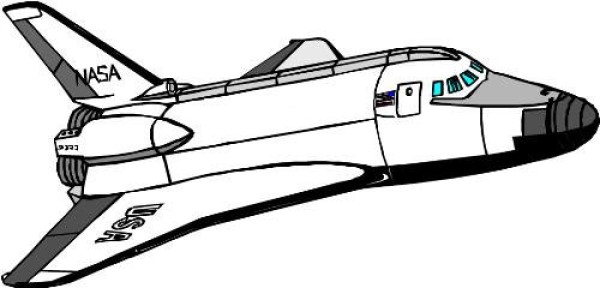 2016 aerospace spaceship simple drawing