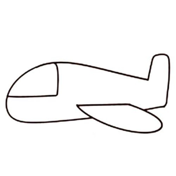 Super cute airplane simple drawing tutorial