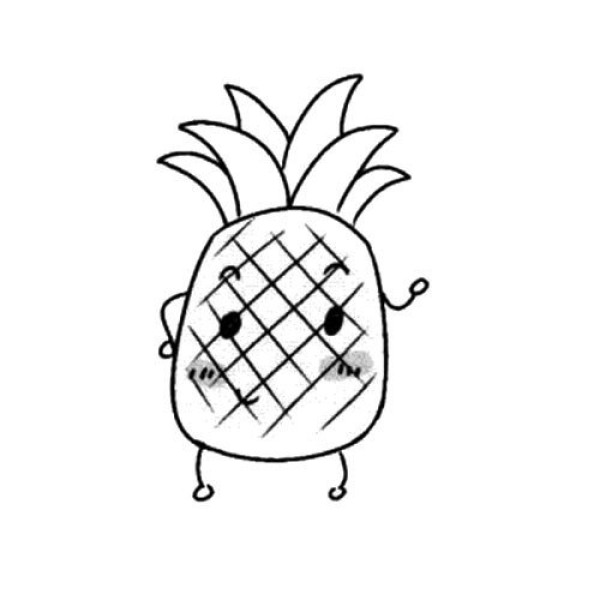 Cartoon image of pineapple