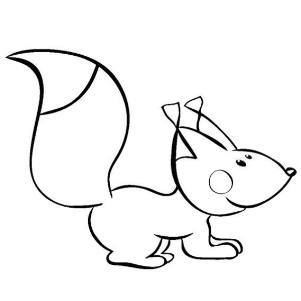 Children learn to draw squirrel