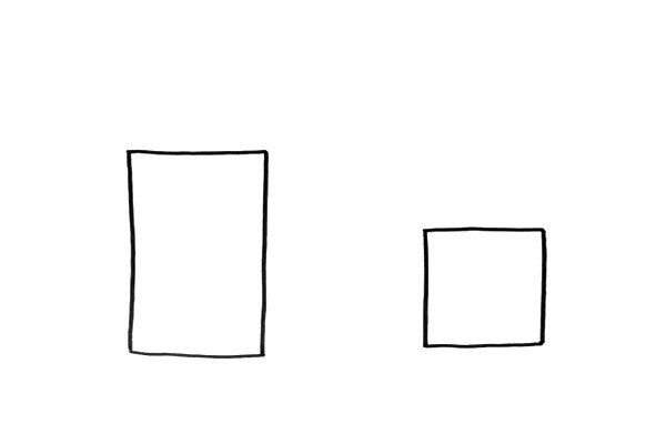 How to draw a town composed of multiple houses