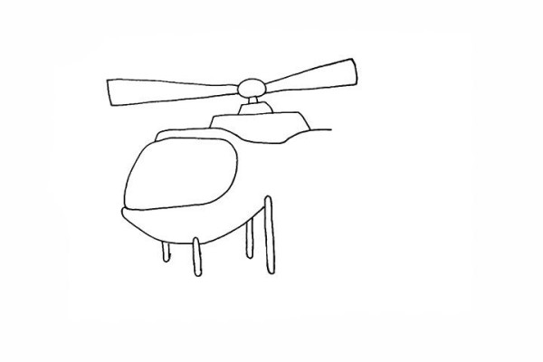 How to draw a helicopter