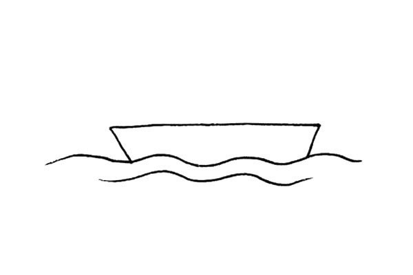 Simple and easy to learn sailing boat drawing