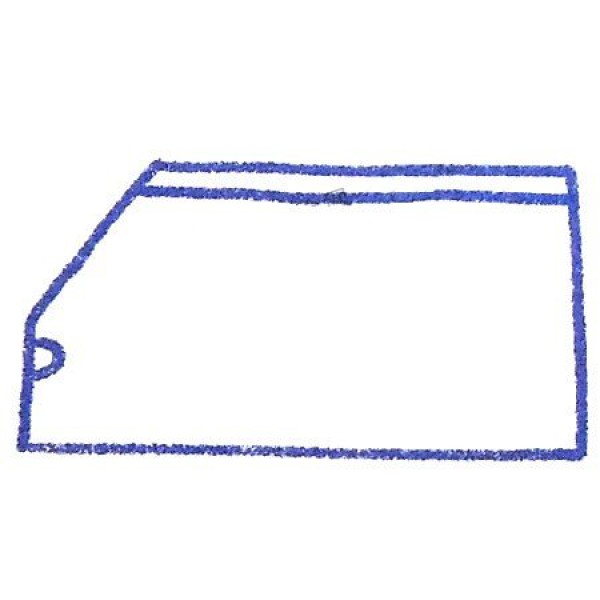 Use simple geometric figures to draw a van