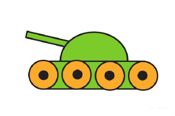 Teach you how to draw a simple tank