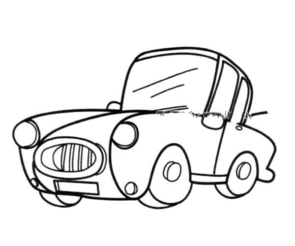 How to draw a car