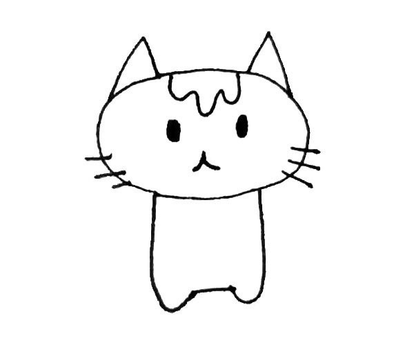 Children learn to draw kittens easily