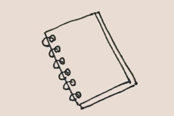 Simple drawing notebook