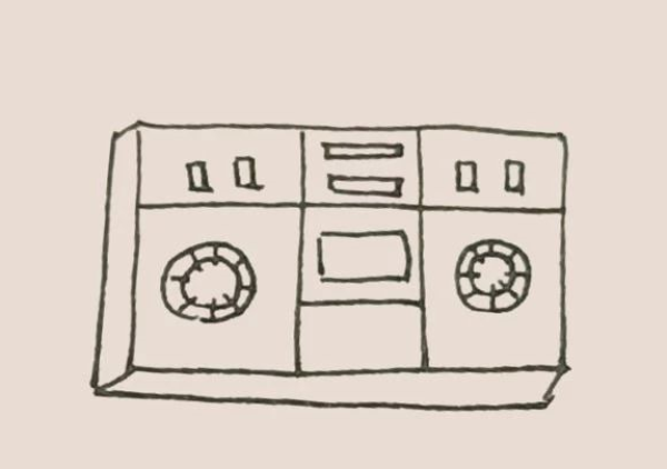 Simple drawing audio tape