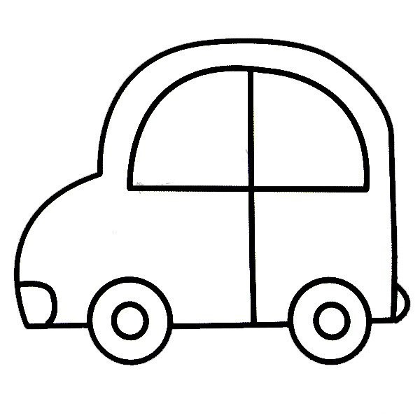 Children learn to draw cars