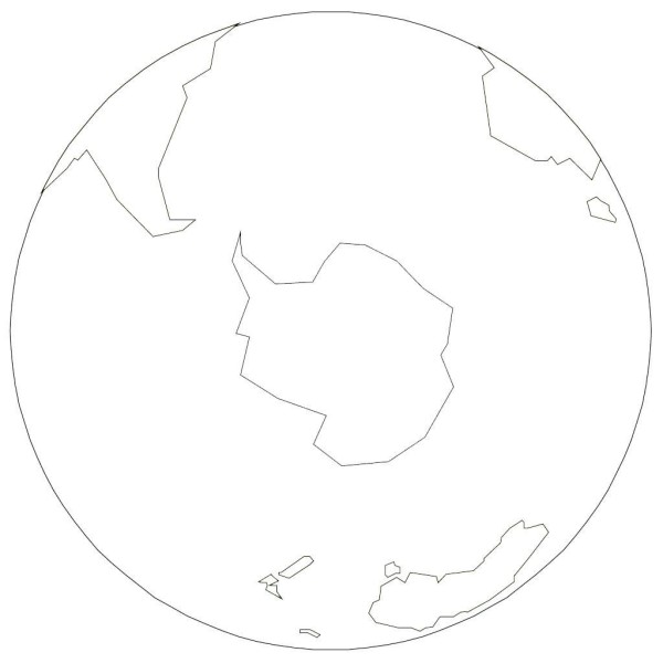 A set of simple drawing pictures about the earth