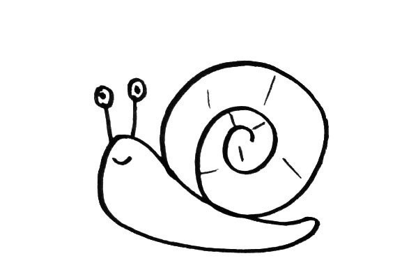 simple cute snail