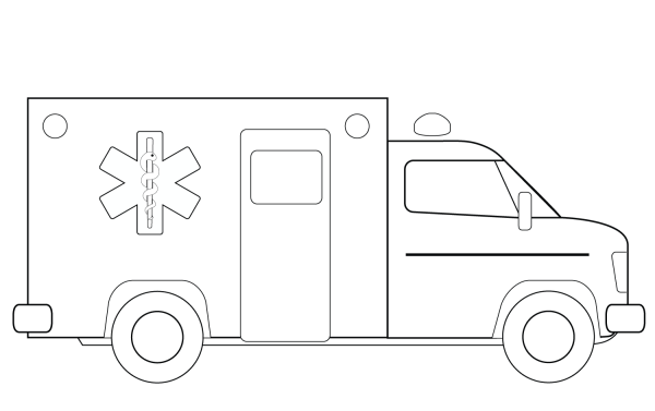 Simple ambulance sketch