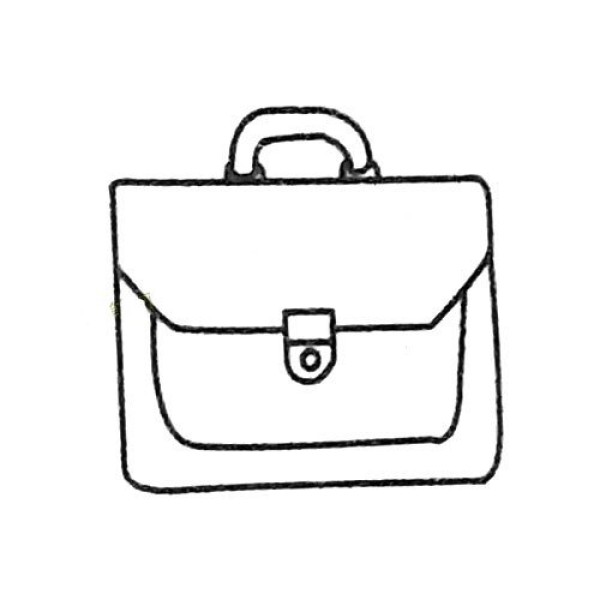 A complete collection of simple drawings of bags and drawing methods