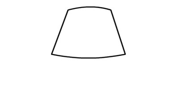 Simple steps to draw table lamp