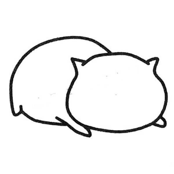 Cute kitten simple drawing tutorial