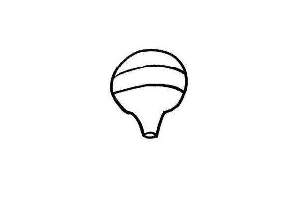 How to draw a hot air balloon