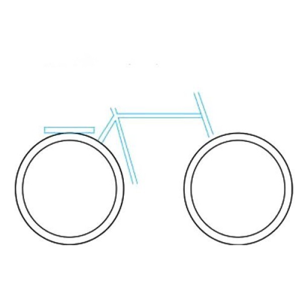 Super simple drawing tutorial how to draw a bicycle