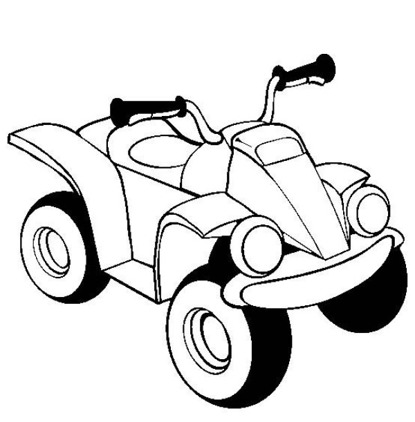 Complete collection of simple drawings of cars and simple drawings of ATVs