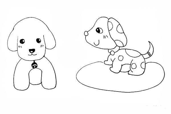 How to draw a cute puppy