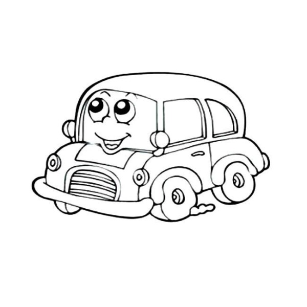 Complete collection of simple car drawings Cartoon car simple drawings