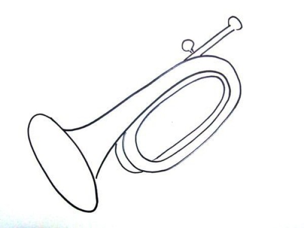 Simple drawing method of bugle