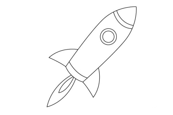 How to draw a simple rocket