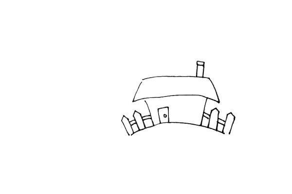 Learn to draw a small house