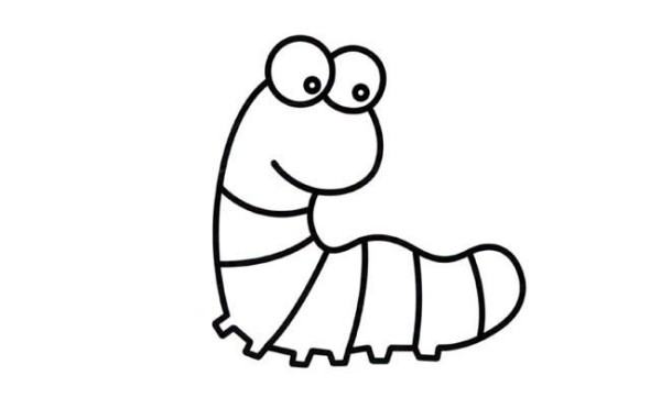 Complete collection of simple drawings of insects Caterpillar simple drawings