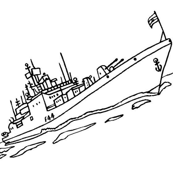 Simple drawing pictures of ships. Simple drawing pictures of Talwar class frigates.