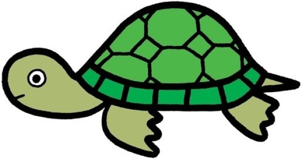 Simple drawings of animals, colorful turtles, simple drawings of rabbits and turtles