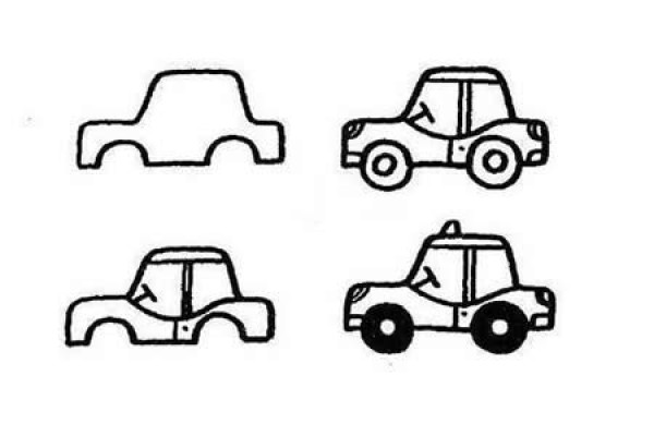 How to draw a car