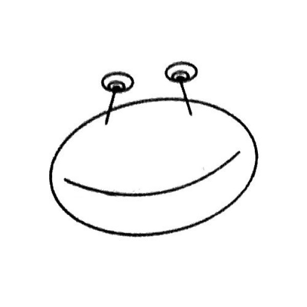 Complete collection of simple crab drawings and drawing steps