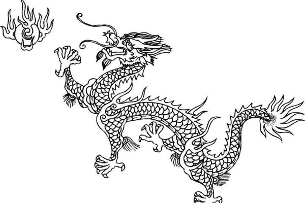 Simple drawing of a dragon How to draw a simple Chinese dragon