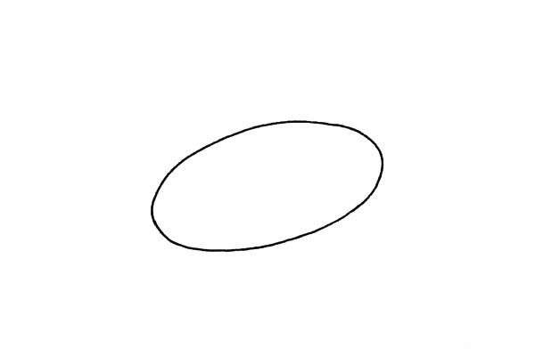 Easy to learn simple drawing of flying saucer