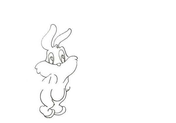 Simple drawing tutorial: Draw a little rabbit who wants to eat carrots