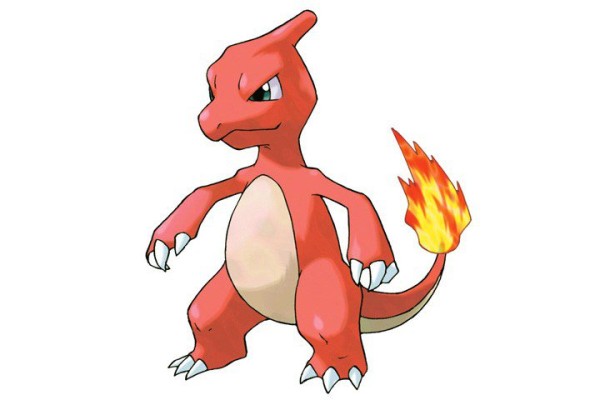 Fire dinosaur in pokemon