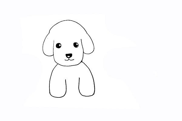 How to draw a cute puppy