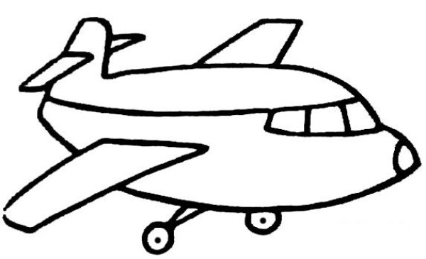 How to draw cartoon airplane