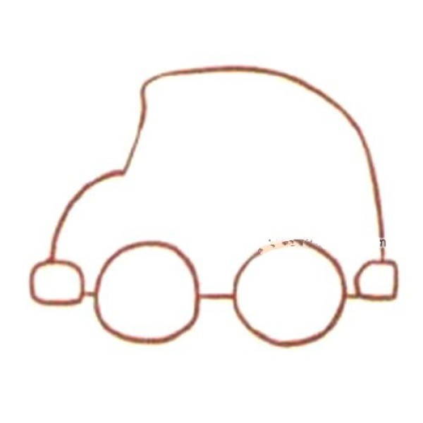 Beautiful car simple drawing tutorial