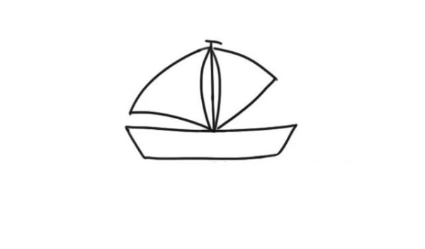 Simple drawing tutorial: How to draw a sailboat