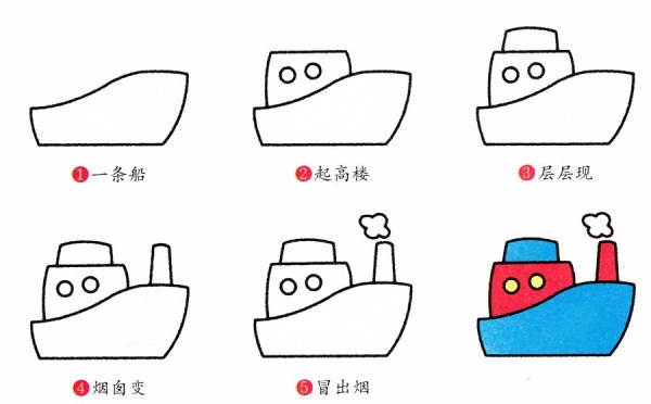 How to draw a simple ship