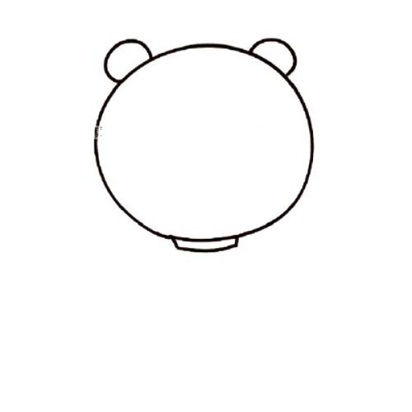 Super cute little bear hot air balloon simple drawing tutorial