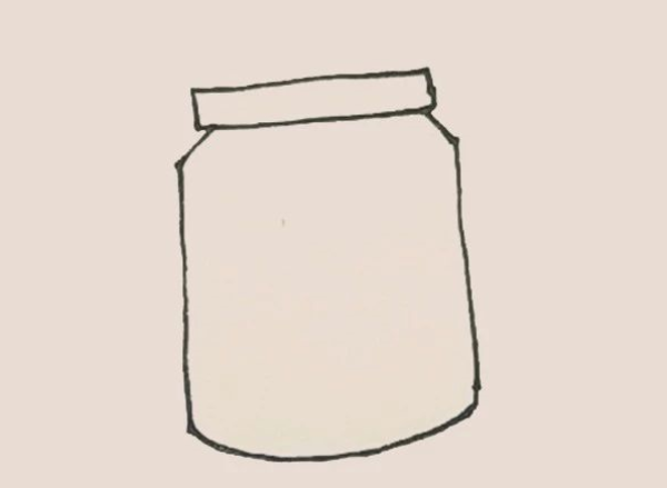 Simple drawing of wishing bottle