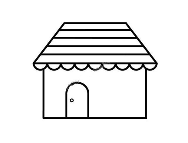 Draw a beautiful little house