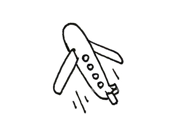 3 cute simple drawing pictures of airplanes