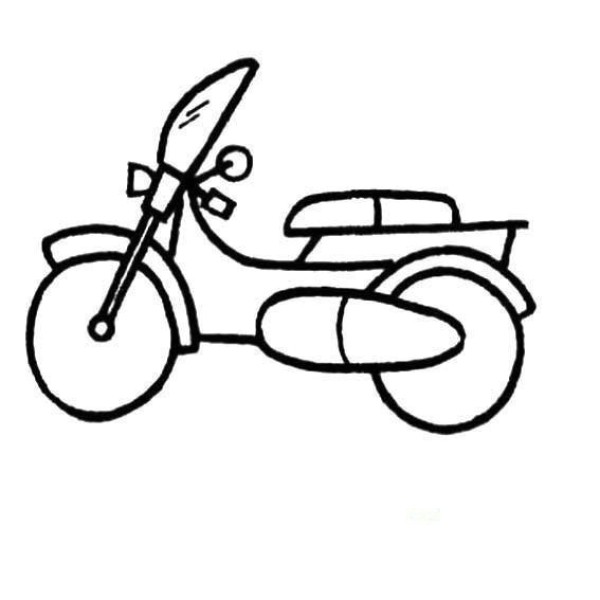 How to draw a motorcycle