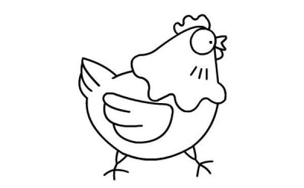 Simple drawing animation tutorial: How to draw a hen