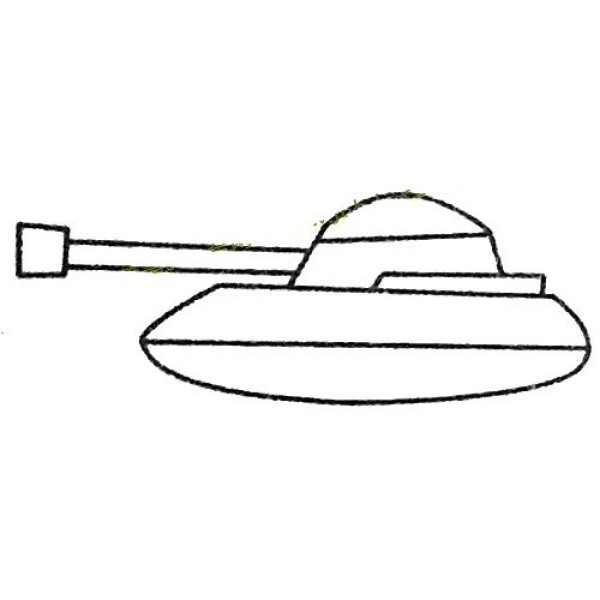 Complete collection of simple tank drawings and drawing steps